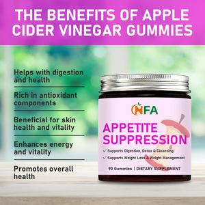 Gomitas Supresoras del Apetito OEM con Vitamina C, Acelera el Metabolismo, Control de Peso, Gomitas de Vinagre de Sidra de Manzana - Product Image 4