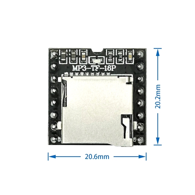 Open Source Mini MP3 Player Development Module FOR-ARDUINO DFPLAY ER Electronic Modules and Kits