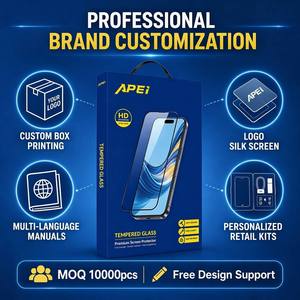 9H Tempered Glass Anti-Fingerprint Bubble Free Screen Protector with Installation Frame for <strong>iPhone</strong> 18 17 16 15 Pro Max Air - Product Image 6