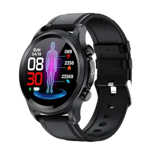 E400 thời trang đồng hồ thông minh với Vòng thiết kế hợp kim kẽm trường hợp và nhiều sức khỏe giám sát Silicone ban nhạc