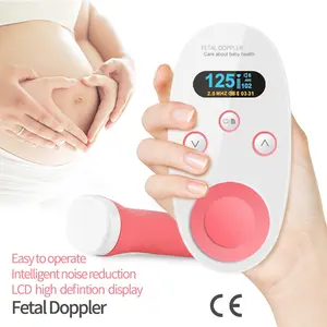 Evde bakım angelsounds fetal doppler CE ile ultrason fetal bebek nabız monitörü ultrasonik fetal doppler
