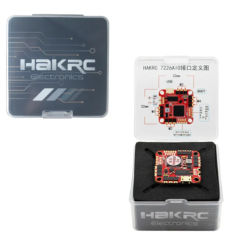 HAKRC F722 40A AIO Dual USB Flugs teuerung 4 IN1 BLHELI _ S ESC 2-6S 25,5x25,5mm Für DJI HD VTX CADDX CRSF FPV Renn drohne