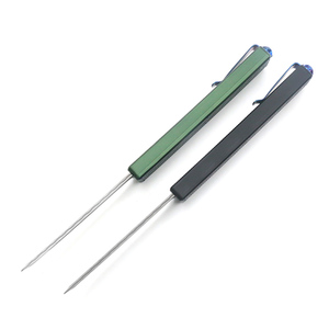 Design original, couteau de poche <span class=keywords><strong>Shogun</strong></span> lame Damas, manche en aluminium 6061, couteaux OEM Bushido - Product Image 4