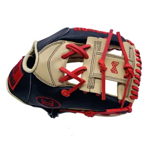 Wholesale Custom Professional Leather Youth Adult Catching <strong>Glove</strong> Size 11.5 Training Durable Unisex Baseball <strong>Gloves</strong> - Product Image 4