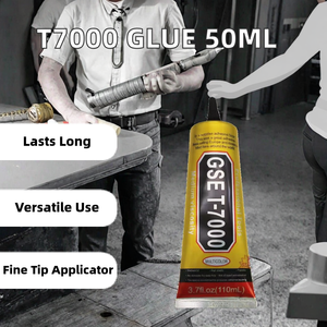 Pegamento de resina líquida transparente T7000 de 50ML, punta aplicadora de precisión DIY para joyería, marco de teléfono, transporte de carpintería, poliuretano - Product Image 2