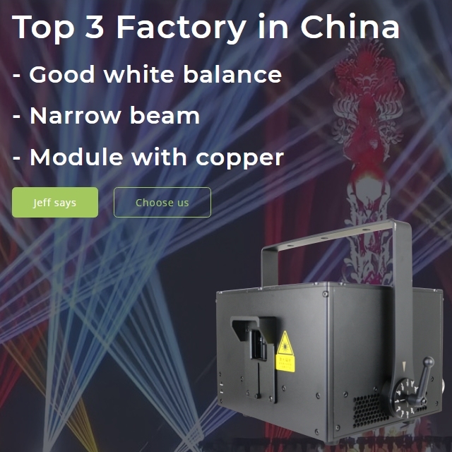 WP-RGB10W Golden Star Waterproof 10W Stage Animation RGB Laser Light Outdoor Projector
