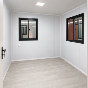 <span class=keywords><strong>Maison</strong></span> préfabriquée en conteneur, <span class=keywords><strong>maison</strong></span> modulaire préfabriquée, mur-rideau en verre pleine hauteur, cabane à panneaux à persiennes pour jardin ou complexe hôtelier - Product Image 4