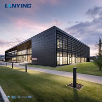 Structure en acier préfabriquée pour supermarché et restaurant, certifiée ISO9001, avec cadre spatial léger et lourd, soudure personnalisée