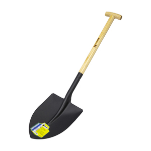 พลั่วด้ามไม้ ด้ามแหลม รุ่น Crutch 502/3 - Product Image 1