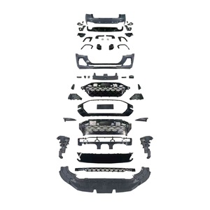 Para <span class=keywords><strong>Audi</strong></span> <span class=keywords><strong>Q8</strong></span> 2019-2025 actualización nuevo RSQ8 parachoques delantero y trasero labio delantero difusor trasero parrilla cuerpo Kit - Product Image 6