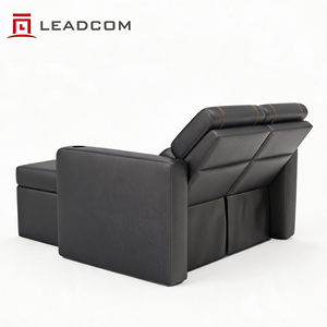 Poltrona Reclinabile Elettrica LEADCOM LS-B865 Dino <span class=keywords><strong>in</strong></span> Vera Pelle, Zero Gravity, per Cinema VIP e Teatro Commerciale - Product Image 2