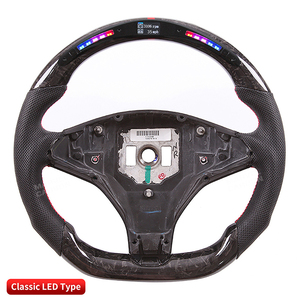 Volant sport en fibre de carbone LED pour Tesla Model S avec application mobile - Product Image 2