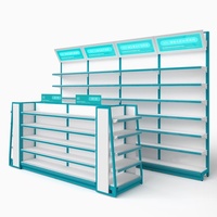 Présentoir médical personnalisé moderne, étagère de pharmacie, aménagement intérieur du magasin de pharmacie