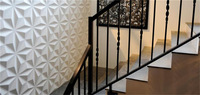 Fabricant personnalisé vente en gros maison déco intérieur mur 3D panneau tridimensionnel fond de mur