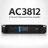 Amplificateur de puissance de classe H à 3 canaux 2x800W + 1200W, amplificateur audio professionnel pour DJ, enceintes PA, caisson de basses et sonorisation en direct