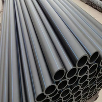 Tube de pression HDPE 6 mm résistant aux UV, flexible, à fusion bout à bout, pour irrigation, drainage, alimentation en eau, anti-fissuration, faible entretien, ISO