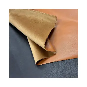 Warm 4 Way Stretch Soft And Skin-friendly Waterproof Eco-Friendly PU Leather Fabric Synthetic Leather For Clothing And Tights