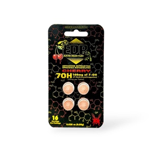 ซองตัวอย่างยาเม็ด 7-OH 1ct แบบพิมพ์ลายตามสั่ง พร้อมกล่องโชว์ 1CT ยาเม็ดเคี้ยวได้แบบบรรจุในแผงพร้อมกล่องโชว์สำหรับขายปลีก - Product Image 1