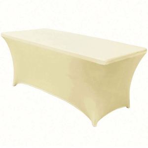 ผ้าคลุมโต๊ะแบบยืดได้ กันน้ำ ผลิตจากโพลีเอสเตอร์ พิมพ์ลายโลโก้ด้วยเทคนิคซับลิเมชั่น สำหรับงานแสดงสินค้าทุกขนาด - Product Image 4