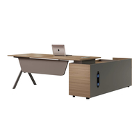 Mobilier de bureau pour chef de bureau Table de bureau exécutive pour chef d'entreprise Table de bureau de luxe pour chef d'entreprise
