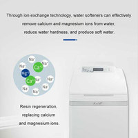 Système d'adoucisseur d'eau en résine électrique de 28L pour toute la maison pour un usage domestique avec compatibilité avec l'eau du robinet municipale