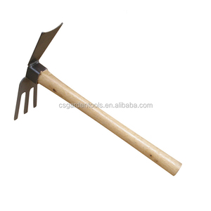 Herramienta de Jardinería, Azada Rotatoria con Mango de Madera de 360 mm - Product Image 1