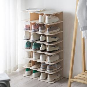 Organizzatore <span class=keywords><strong>per</strong></span> Scarpe Pieghevole a 6 Ripiani, Design Semplice e Regolabile, in Plastica Bianca <span class=keywords><strong>per</strong></span> Esterni - Product Image 6