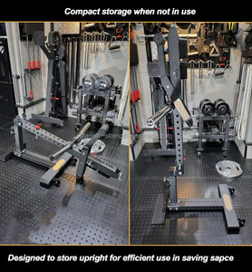 Base de fixation debout libre en attente de brevet et fixation de squat de ceinture compacte pour l'entraînement de gymnastique à domicile - Product Image 5