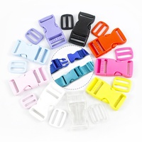 Meetee-Ceinture plate colorée en plastique nylon 20-32mm avec boucle magnétique à dégagement rapide, accessoire de sac, sangle, loquet, clip