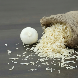 Cebollas Secas en Rodajas Blancas |   Cebolla Deshidratada Natural para Cocinar, Sopas, Salsas, Condimento, Procesamiento de Alimentos y Mercados de Exportación - Product Image 1