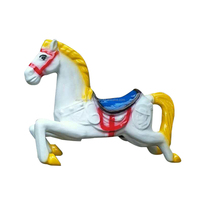 Manège Électrique pour Enfants : Carrousel Rotatif avec Chevaux et Lumières LED, Personnalisable pour Parcs d'Attractions Extérieurs et Centres Commerciaux