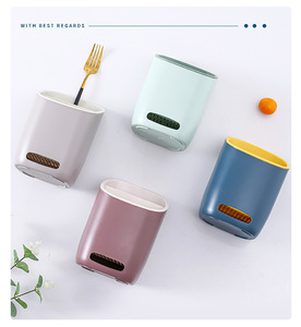 Cesta Ecológica para Palillos de Plástico, Organizador Multifuncional para Cubiertos, Escurridor de Cocina, Ahorro de Espacio, No Plegable, para el Hogar - Product Image 4
