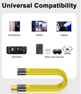 Cable Extensor USB Tipo C Macho a Hembra PD 100W, Cable Extensor USB C Corto Compatible con Video 8K y Sincronización de Datos para Thunderbolt - Product Image 6