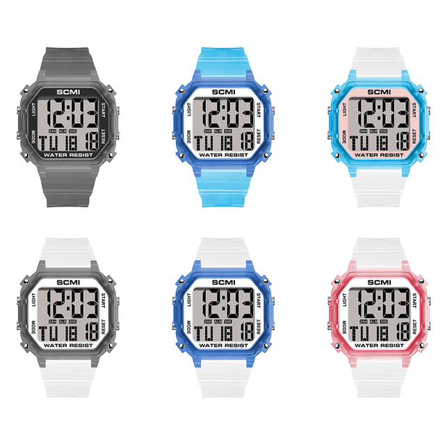Personalized Fashion Waterproof Digital Sports Men's Smart Watches Outdoor Square Digital Display Electronic Watch Manufacturer