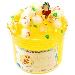 Nouveau style Joyeux Noël Tranches de céramique souple DIY Slime cristallin transparent - Product Image 3