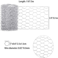 Filet de fil de fer de taille de poulet à double torsion en acier de poulailler de jardin hexagonal barbelé en maille