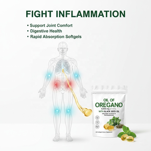 Capsule di Olio di Origano e Olio di Semi Neri, 300 Capsule, Integratore Erboristico per Adulti, Supporto Immunitario, Salute Digestiva, Fegato/Stomaco - Product Image 5