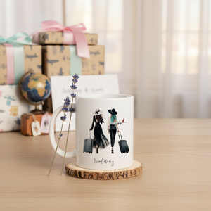 Juego de Tazas Personalizadas Serie 2-1 con Diseño de Amigos, con 10 Opciones de Color - Product Image 3
