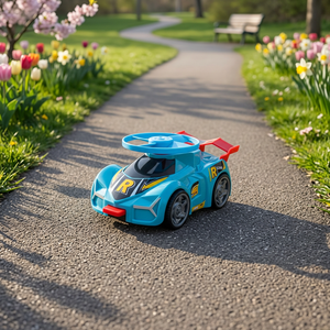 Voiture télécommandée électrique en plastique en forme de soucoupe volante pour enfants débutants - Jouet de course extérieur avec 4 couleurs - Product Image 6