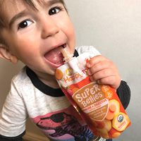 Happy Tot Organische Fase 4 Babyvoeding 4 Ounce Glutenvrije Veganistische Snackzakjes Super Buiken Fruit Vegetarische Puree Bananenspinazie