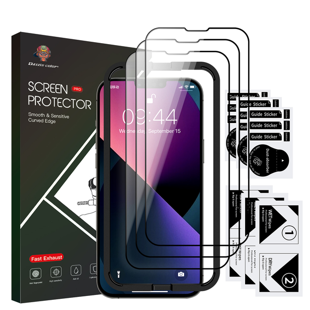 For Iphone 13 12 Screen Protector for Apple for Iphone Mini Glass 2.5D Silk Screen Full Coverage