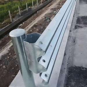 XZL Traffic Guard Rail <span class=keywords><strong>Highway</strong></span> Barrier Barrera de choque de alta velocidad Barandilla de carretera Acero galvanizado W Beam Road <span class=keywords><strong>Guardrail</strong></span> - Product Image 2