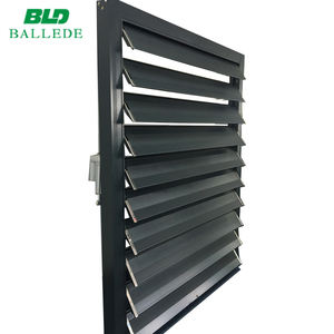 Panneaux de pare-soleil en aluminium à lamelles horizontales réglables, imperméables, pour fenêtres, murs-rideaux / panneaux à lamelles pour fenêtres - Product Image 3