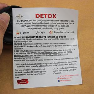 Impression d'autocollants découpés sur mesure en gros, étiquettes pour <span class=keywords><strong>verre</strong></span>, étiquettes privées pour soins de la peau naturels - Product Image 2