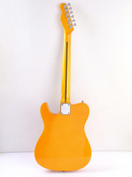 Guitare électrique 6 cordes en bois massif brillant en gros avec logo personnalisé pour débutants