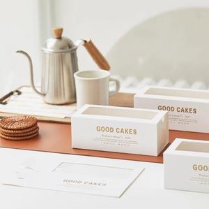 Cao Hình Chữ Nhật Bánh Hộp Ngăn Kéo Cho Thực Phẩm Cho <span class=keywords><strong>Internet</strong></span> Người Nổi Tiếng Nướng Bánh Cắt Khăn Cuộn Cho Mousse Lớp Bao Bì - Product Image 4