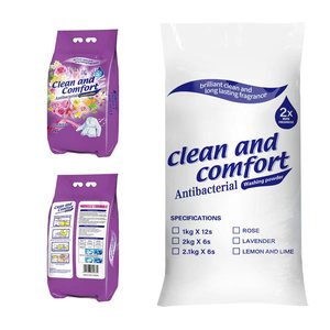 Lessive en poudre multi-actions 2kg 1kg, adaptée aux eaux dures, anti-taches, anti-décoloration, parfum longue durée, pour usage quotidien - Product Image 6