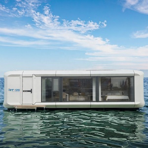 2025 New Design Waterproof Prefab Green <strong>House</strong> Mobile Moving Outdoor Space Pod Villa Apartment Sandwich Construction - Product Image 1