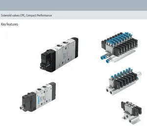 Válvula de Posición Media de <span class=keywords><strong>3</strong></span>/<span class=keywords><strong>2</strong></span> Vías Festo's 196890 CPE14-M1bh-3GLS-QS-8 - Product Image 1