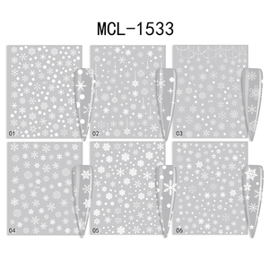 Adesivi per Unghie a Forma <span class=keywords><strong>di</strong></span> <span class=keywords><strong>Fiocco</strong></span> <span class=keywords><strong>di</strong></span> <span class=keywords><strong>Neve</strong></span> per Nail Art, Decorazioni per Design delle Unghie, Fogli Decorativi - Product Image 3